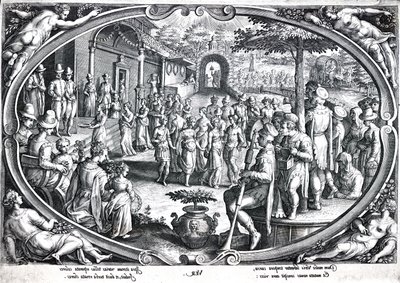 Ver, engraved by Philip Galle, c.1580 by Jan van der Straet